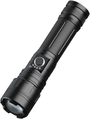 Mipcase Powerful Mini Flashlight Emergency Flashlight Telescopic Charging for Hiking