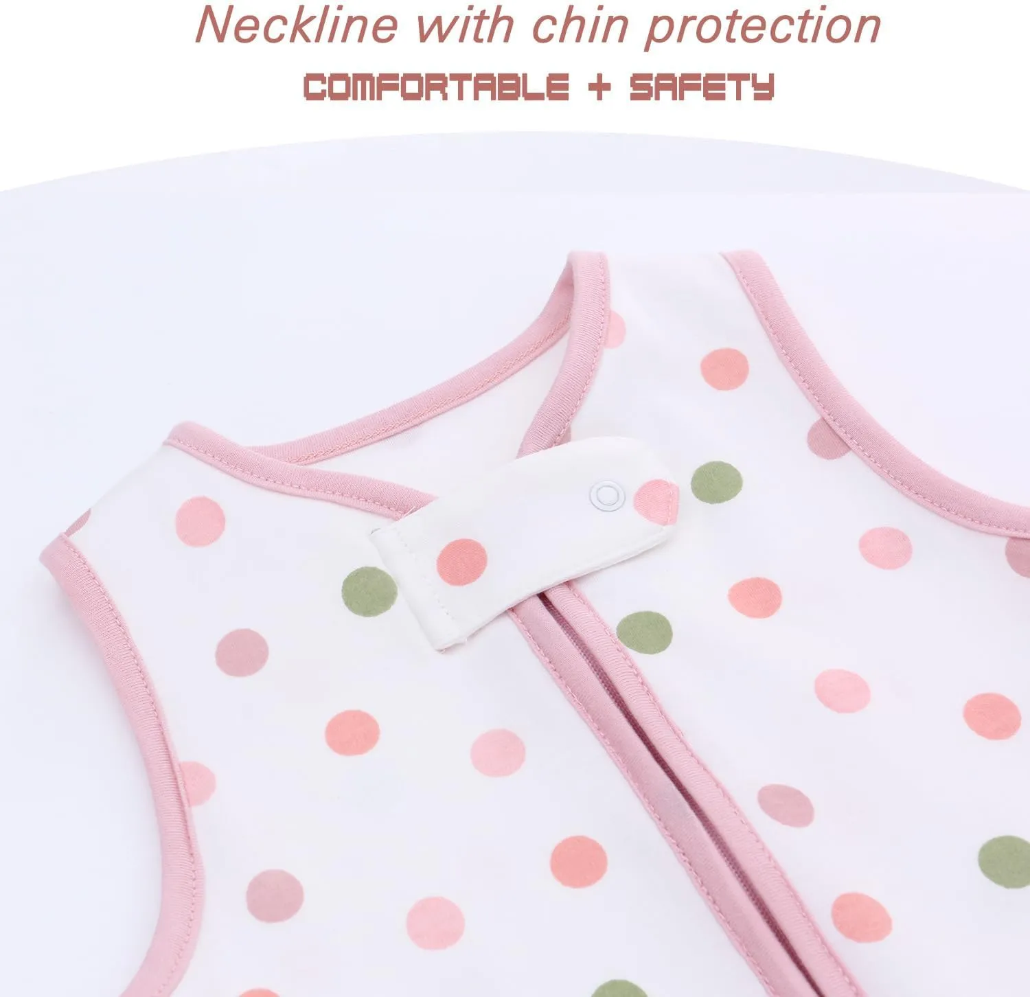 Miracle Baby Sleeping Sack with Feets TOG 0.5 100% Cotton Sleeveless Baby Wearable Blanket Baby Sleeping Bag