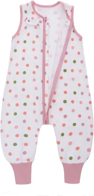 Miracle Baby Sleeping Sack with Feets TOG 0.5 100% Cotton Sleeveless Baby Wearable Blanket Baby Sleeping Bag