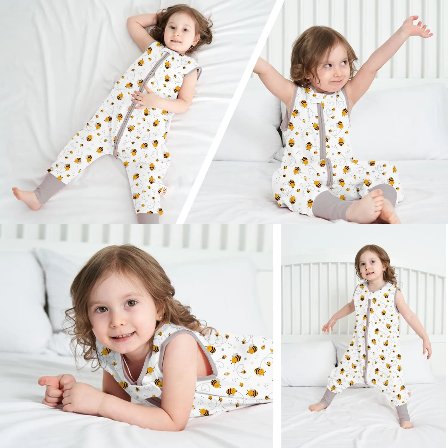 Miracle Baby Sleeping Sack with Feets TOG 0.5 100% Cotton Sleeveless Baby Wearable Blanket Baby Sleeping Bag