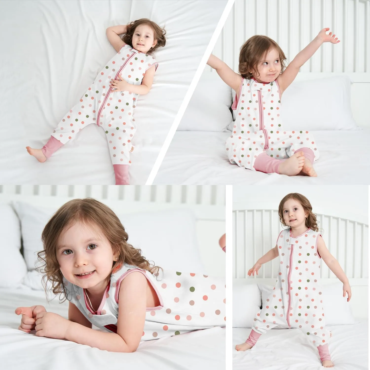 Miracle Baby Sleeping Sack with Feets TOG 0.5 100% Cotton Sleeveless Baby Wearable Blanket Baby Sleeping Bag
