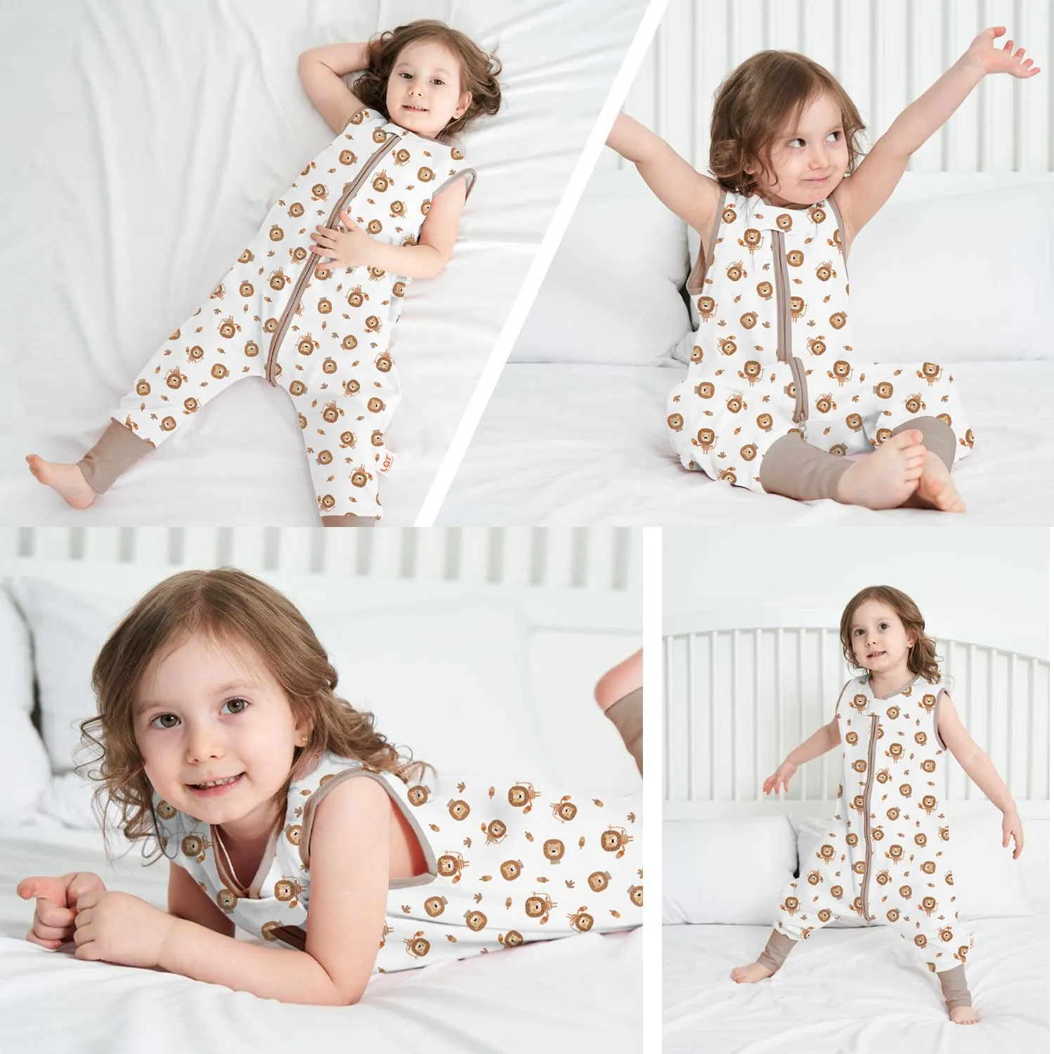 Miracle Baby Sleeping Sack with Feets TOG 0.5 100% Cotton Sleeveless Baby Wearable Blanket Baby Sleeping Bag