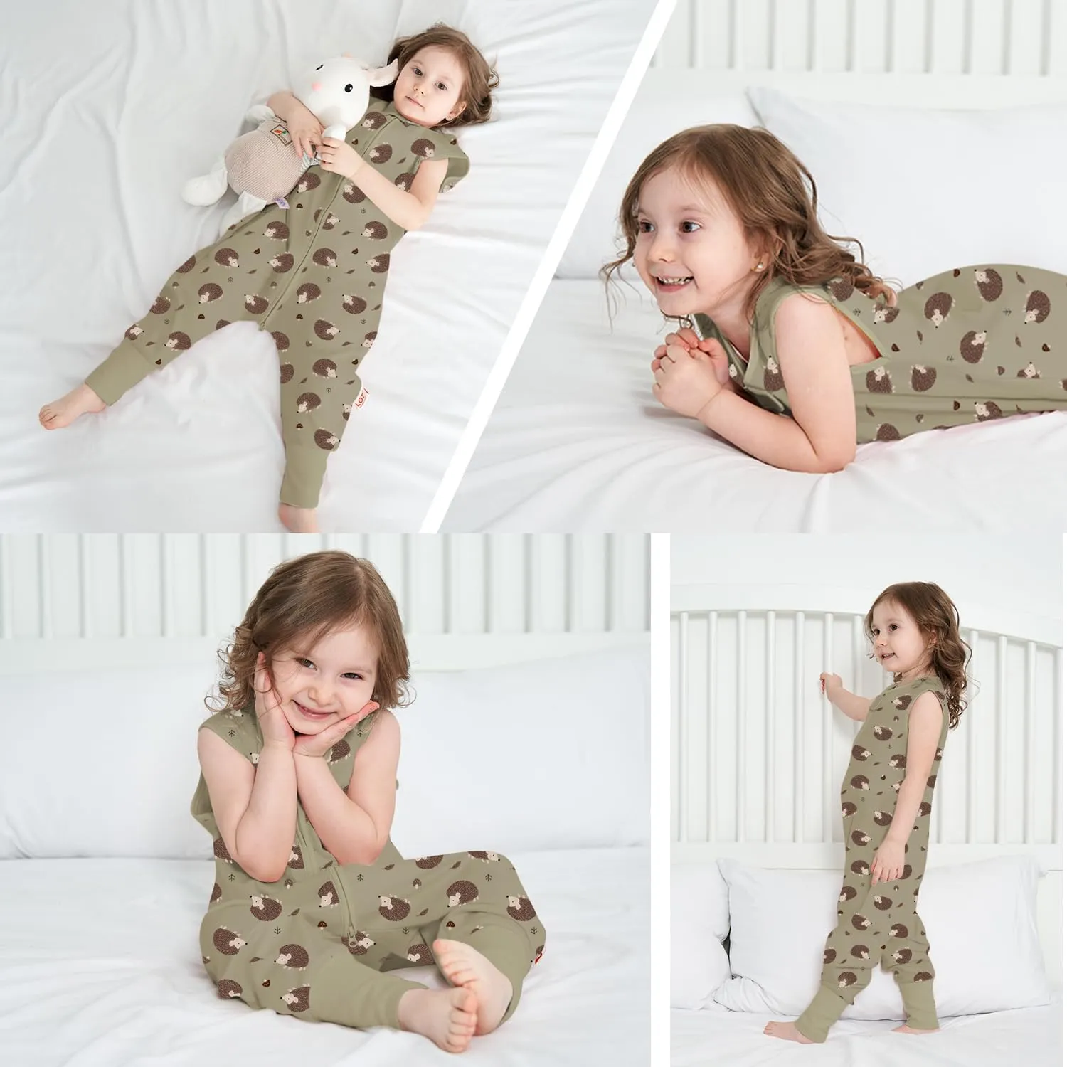 Miracle Baby Sleeping Sack with Feets TOG 0.5 100% Cotton Sleeveless Baby Wearable Blanket Baby Sleeping Bag