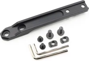 Mlok Inline Scout Mount Low Profile Weapon Light Mount Aluminum, for M300 & M600 & HL-X Series Mlok Flashlight Mount