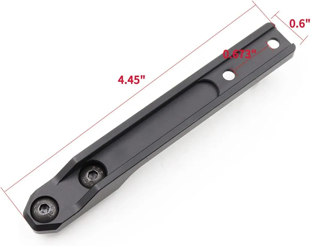 Mlok Inline Scout Mount Low Profile Weapon Light Mount Aluminum, for M300 & M600 & HL-X Series Mlok Flashlight Mount