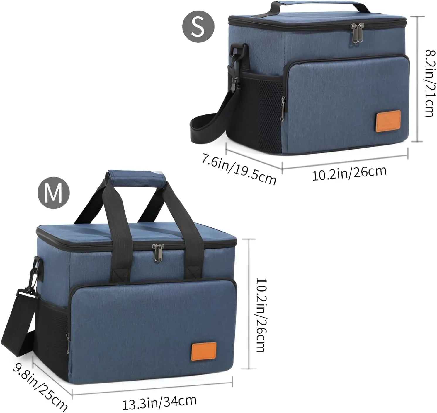 [Mokcoliy]【Lar Insulated Cooler Bag】 - 3-Layer Thermal ion, 12  Hours Retention, Suitable for Ouoor Activities - Lk-Proof, Portable, and Slish Design