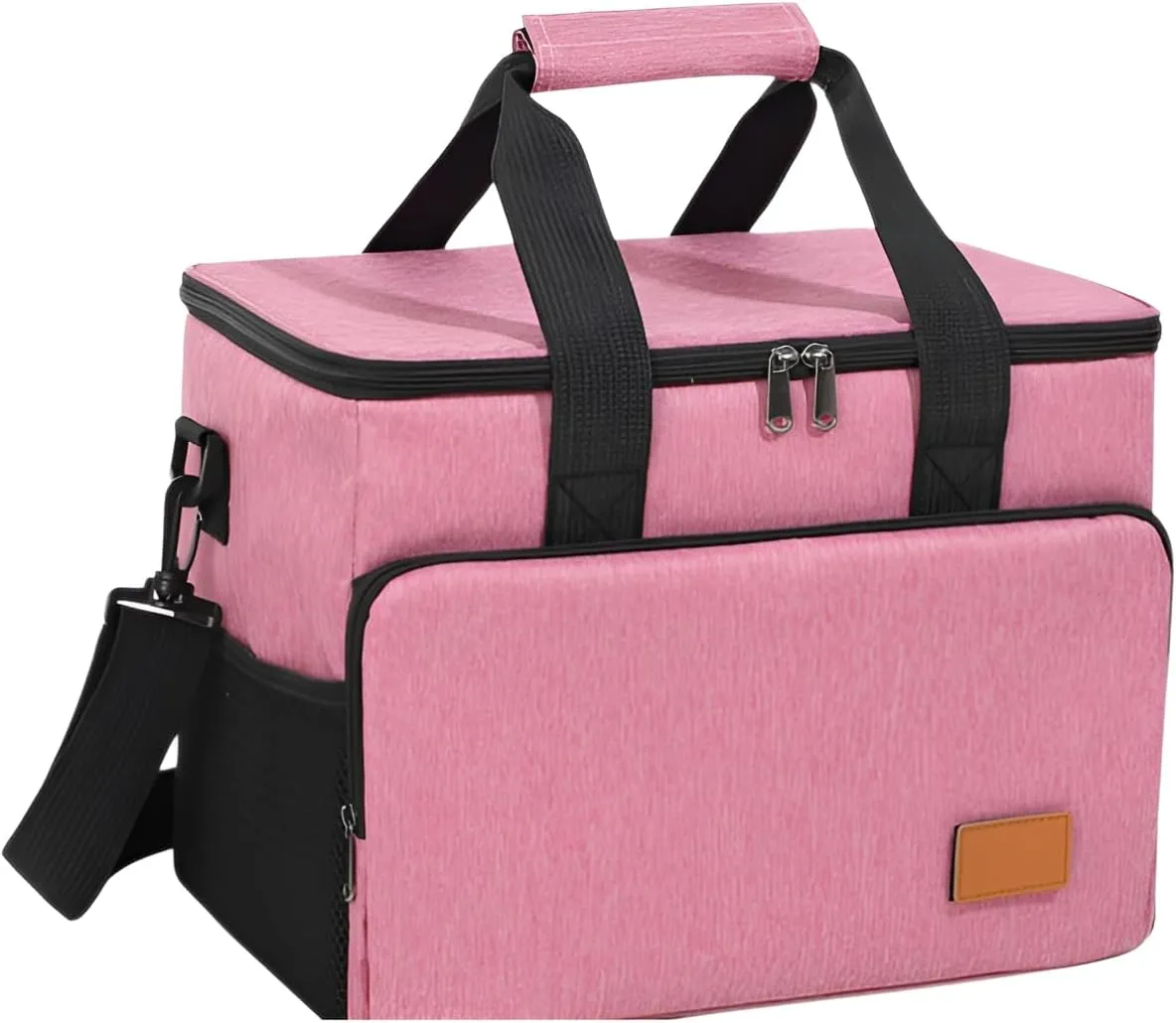 [Mokcoliy]【Lar Insulated Cooler Bag】 - 3-Layer Thermal ion, 12  Hours Retention, Suitable for Ouoor Activities - Lk-Proof, Portable, and Slish Design