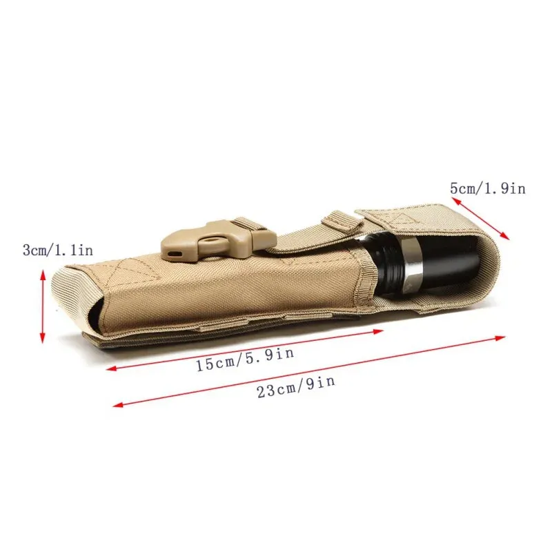 Molle System Flashlight Pouch
