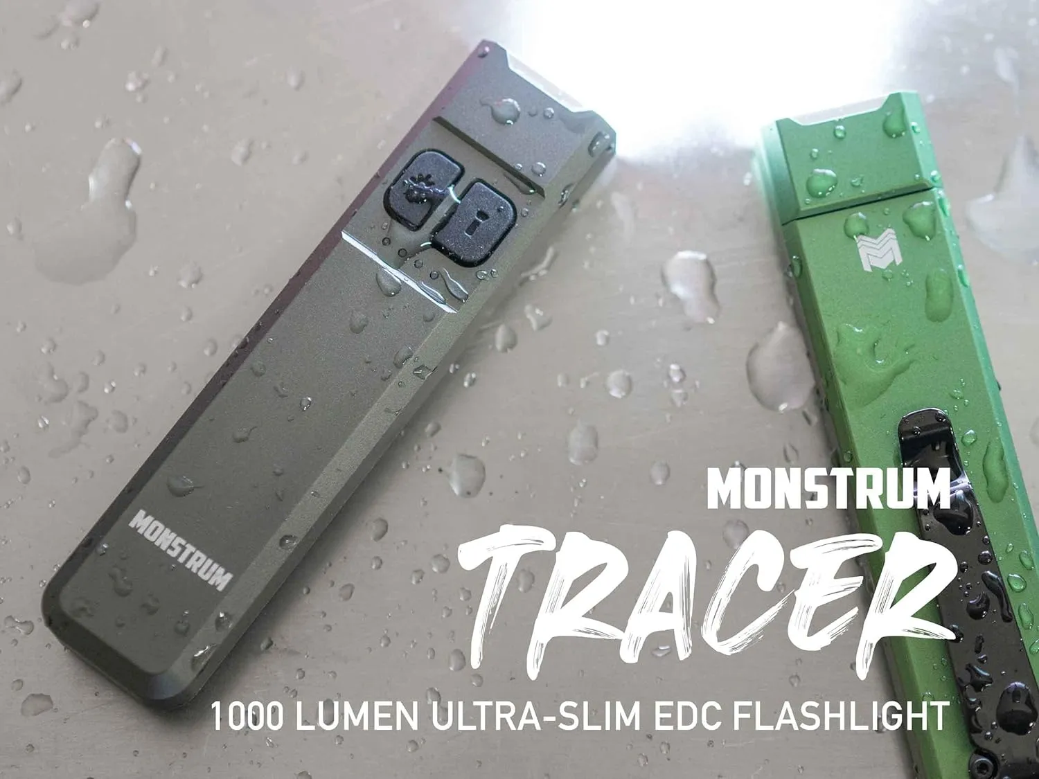 Monstrum Tracer 1000 Lumens Ultra-Slim EDC Flashlight