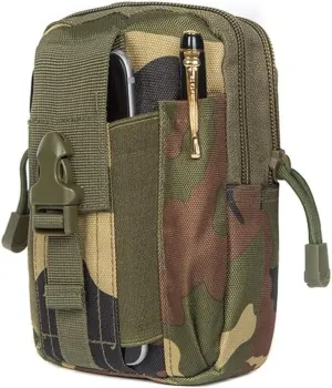 Multifunctional Belt Bag, Zcargel Nylon Waist Bag Multipurpose Waist Bag Compact and Lightweight Multifunctional Cycling Bag Coin Purse Mobile Phone Bag for Camping Hiking Cycling Climbing