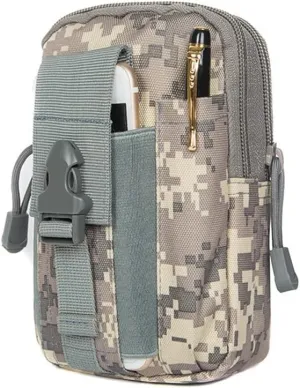 Multifunctional Belt Bag, Zcargel Nylon Waist Bag Multipurpose Waist Bag Compact and Lightweight Multifunctional Cycling Bag Coin Purse Mobile Phone Bag for Camping Hiking Cycling Climbing