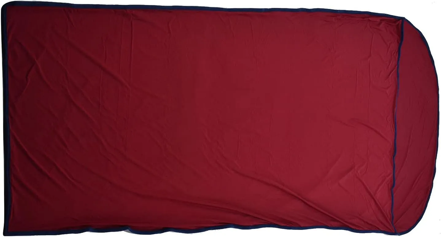 Multifunctional Elastic Sleeping Liner, Skin Friendly Comfortable and Breathable, to Carry with Storage, Versatile Use for Camping Hiking Backpacking,