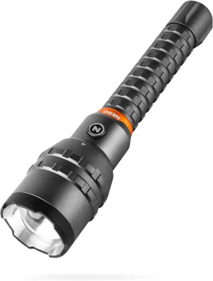 NEBO 12K Flashlight & Portable Charger | 12000 Lumens, 5 Light Modes, Rechargeable, Waterproof & Impact Resistant, Powers USB Devices, Great for Hunting & Camping, Includes USB-C Charging Cable