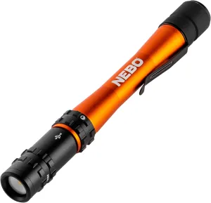 NEBO Master Series PL500 Penlight | 500 Lumens, 5 Light Modes, Rechargeable Mini LED Flashlight, Magnetic Base & Pocket Clip, Waterproof, Perfect for Camping & EDC, Includes Charging Cable