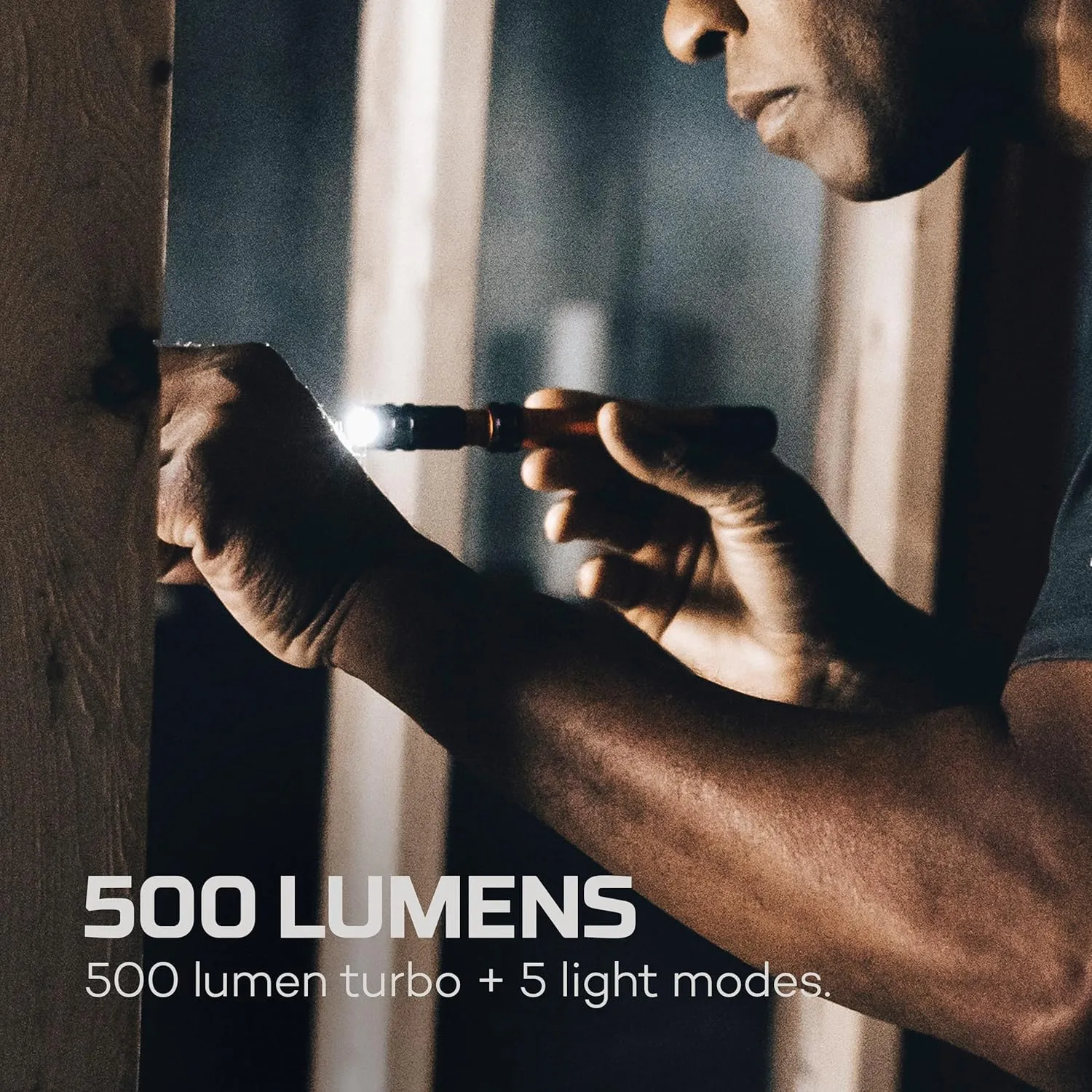 NEBO Master Series PL500 Penlight | 500 Lumens, 5 Light Modes, Rechargeable Mini LED Flashlight, Magnetic Base & Pocket Clip, Waterproof, Perfect for Camping & EDC, Includes Charging Cable