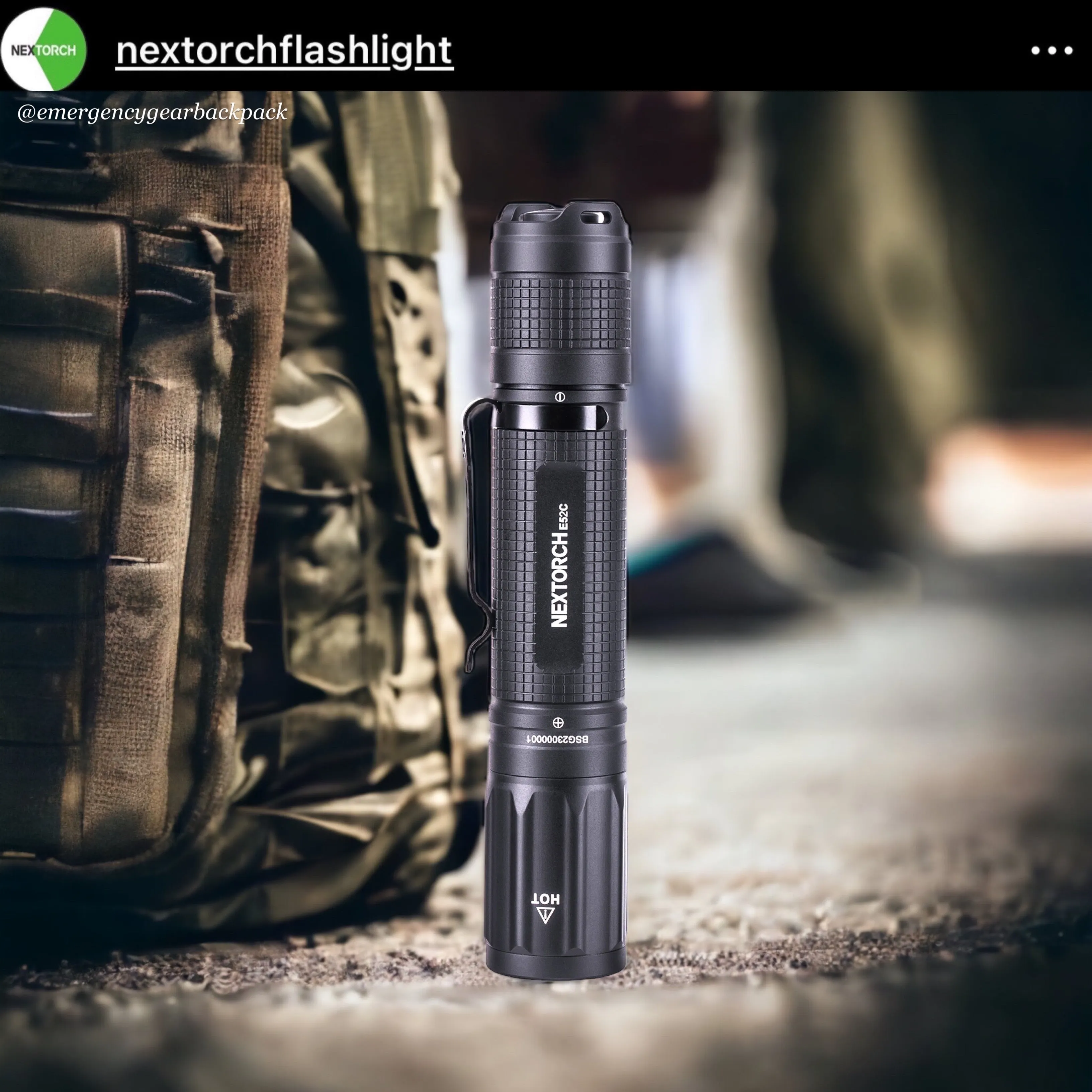 NEXTORCH E52C 3000LMS 210M Outdoor Flashlight