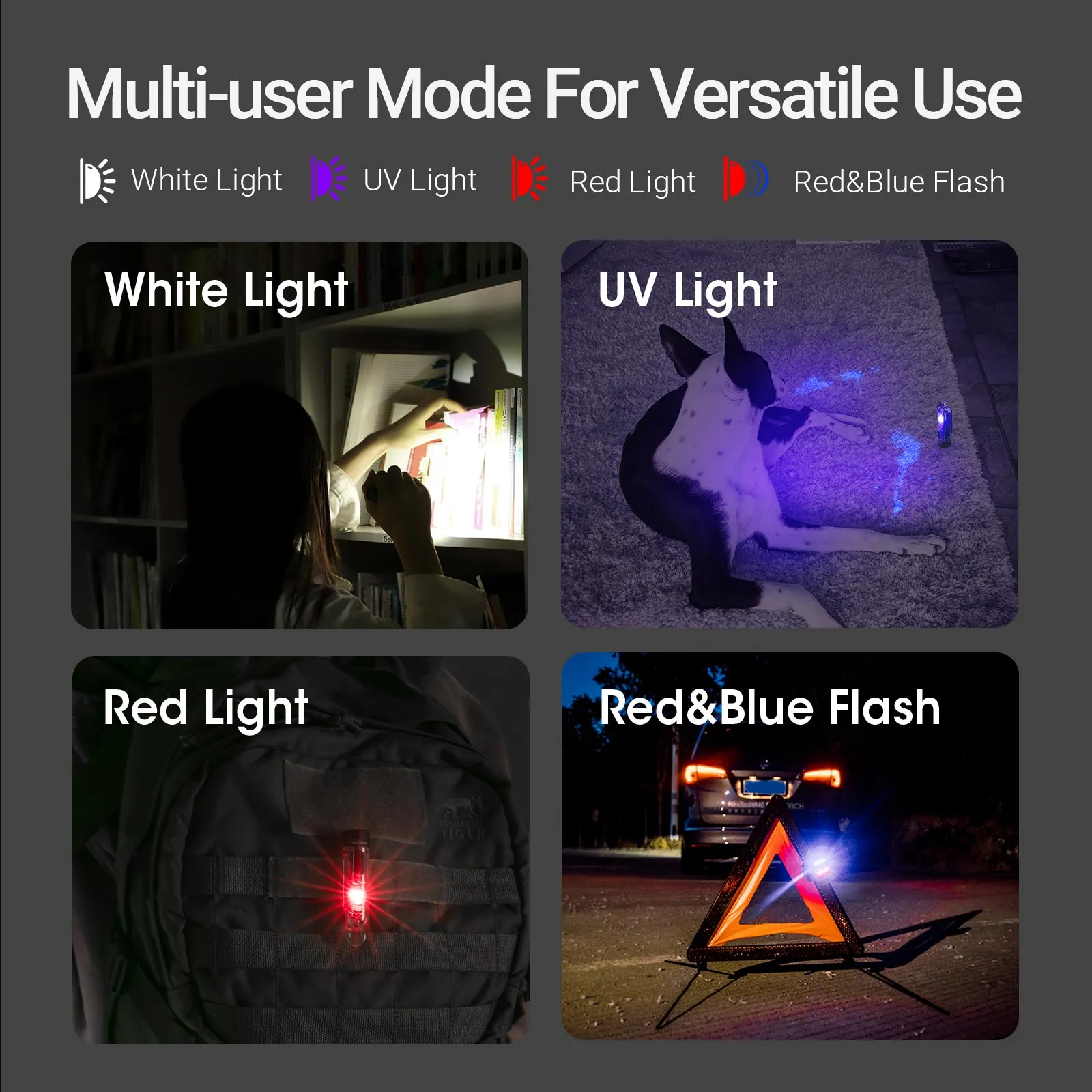 Nextorch S-Series Compact Multi-Light Source Keychain LED Torch
