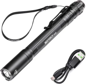 NEXTORCH TA22 Tactical EDC Flashlight Penlight Rechargeable Pen Flashlight, 850 Lumens, Waterproof & Impact-Resistant with Multi-Mode Options, Perfect for Law Enforcement & Tactical Applications