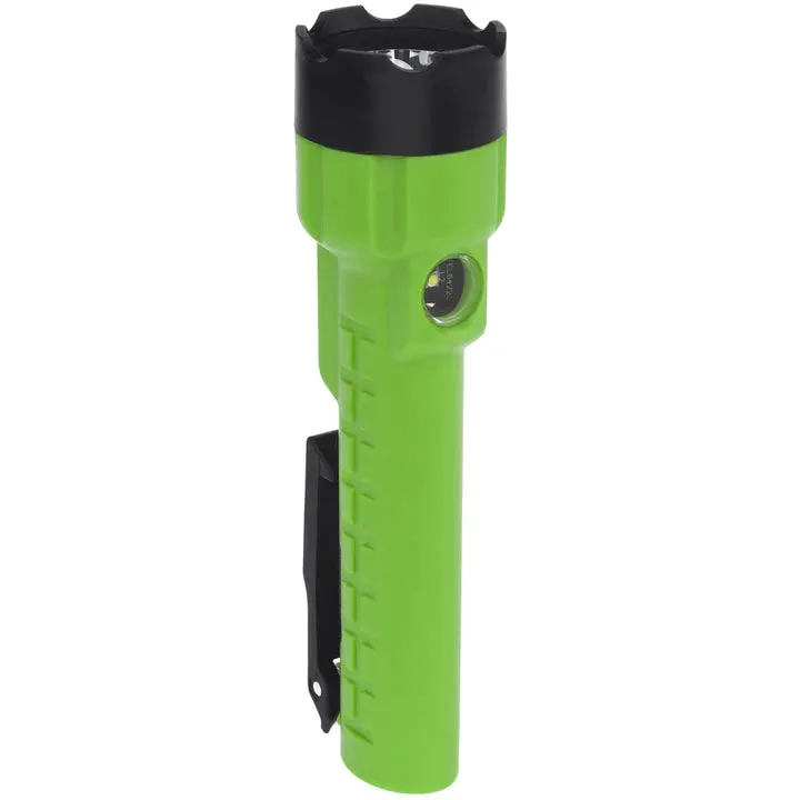 Nightstick - Dual-Light Flashlight w/Dual Magnets - 3 AA (not included) - Green