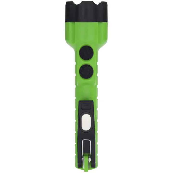 Nightstick - Dual-Light Flashlight w/Dual Magnets - 3 AA (not included) - Green