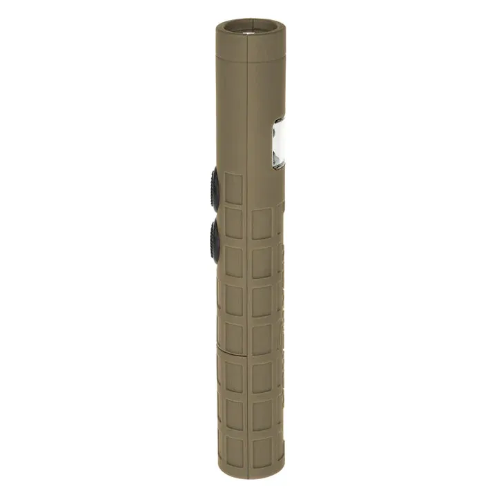 Nightstick - Dual-Switch Dual-Light Flashlight - 2 AAA - Tan