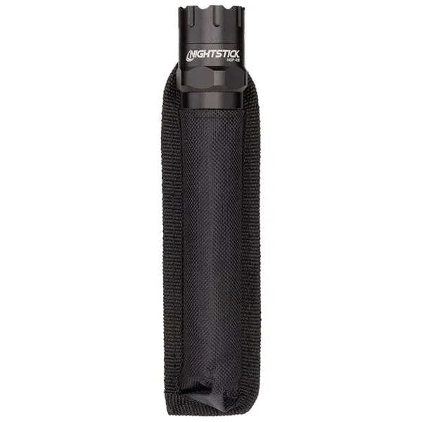 Nightstick - Metal Adjustable Beam Flashlight w/Holster - 2 AA - Black