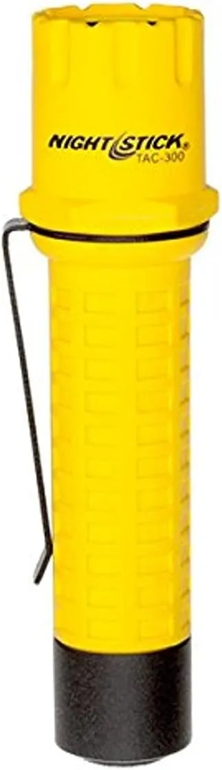 Nightstick TAC-300Y Polymer Tactical Flashlight-Non-Rechargeable, 5.5-Inch, Yellow