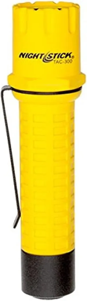 Nightstick TAC-300Y Polymer Tactical Flashlight-Non-Rechargeable, 5.5-Inch, Yellow