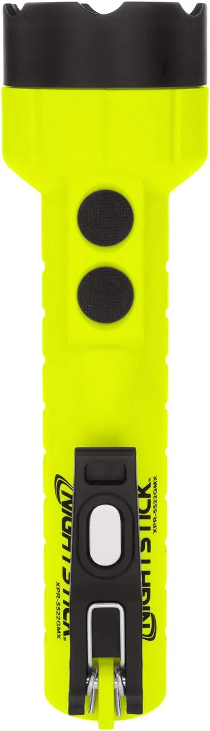 Nightstick XPR-5522GMX Intrinsically Safe Dual-Light Flashlight w/Magnets-Rechargeable-Green-UL913 / ATEX, Multicolor