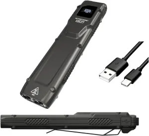 Nitecore EDC27 Every Day Carry Rechargeable Flashlight - 3000 Lumens w/Eco-Sensa USB-C Charging Cable
