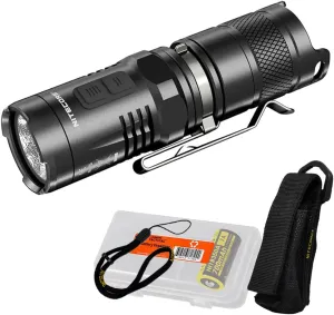 Nitecore MT10C 920 Lumen Multitask Tactical Flashlight with Red Light, LumenTac Organizer