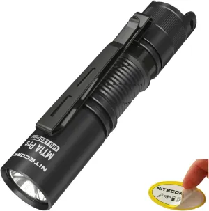 Nitecore MT1A Pro 800 Lumen EDC Flashlight Penlight, Compatible with 1x AA Battery. USB-C Rechargeable Battery, Including NitecoreS Sticker