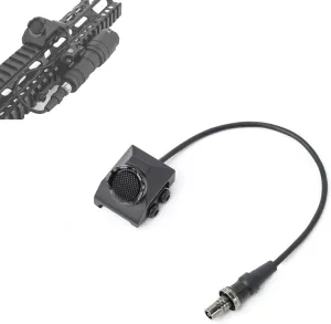 NOBUHIRO Remote Pressure Switch Compatible with M300 M600 Tactical Flashlights, Metal Tactical Light Switch Weapon Light Switch Mounted for 20mm Picatinny Rail
