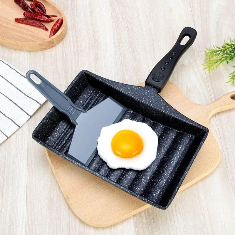 Non-Stick Egg Rolling Pan - Easy Egg Cooking Cookware