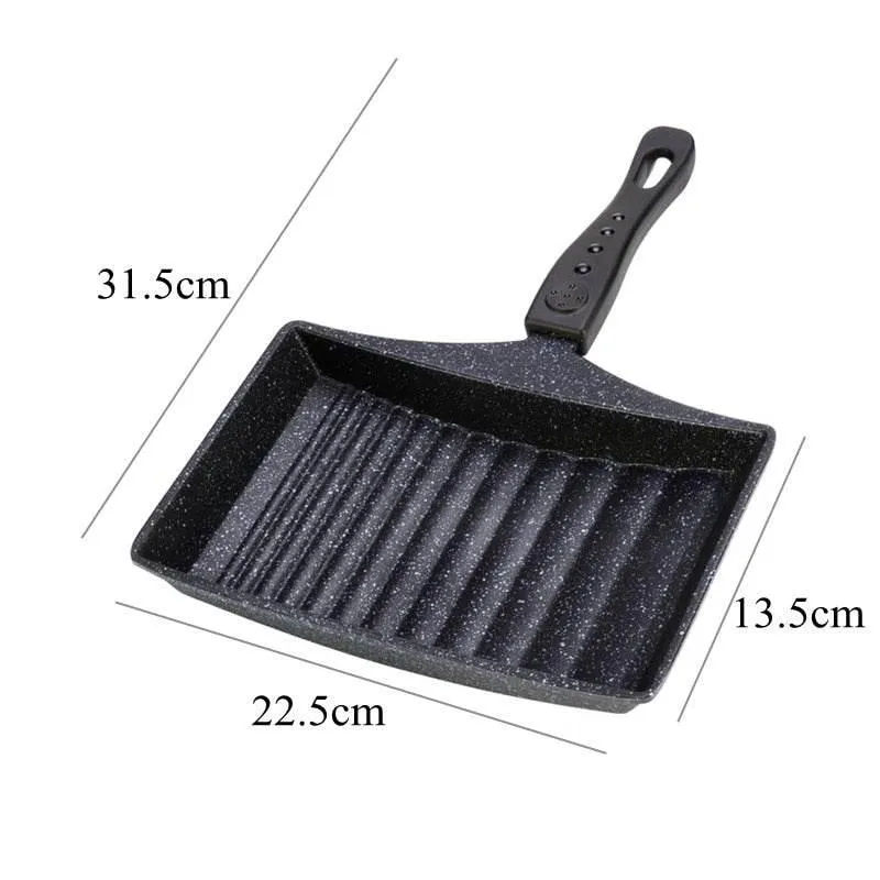 Non-Stick Egg Rolling Pan - Easy Egg Cooking Cookware