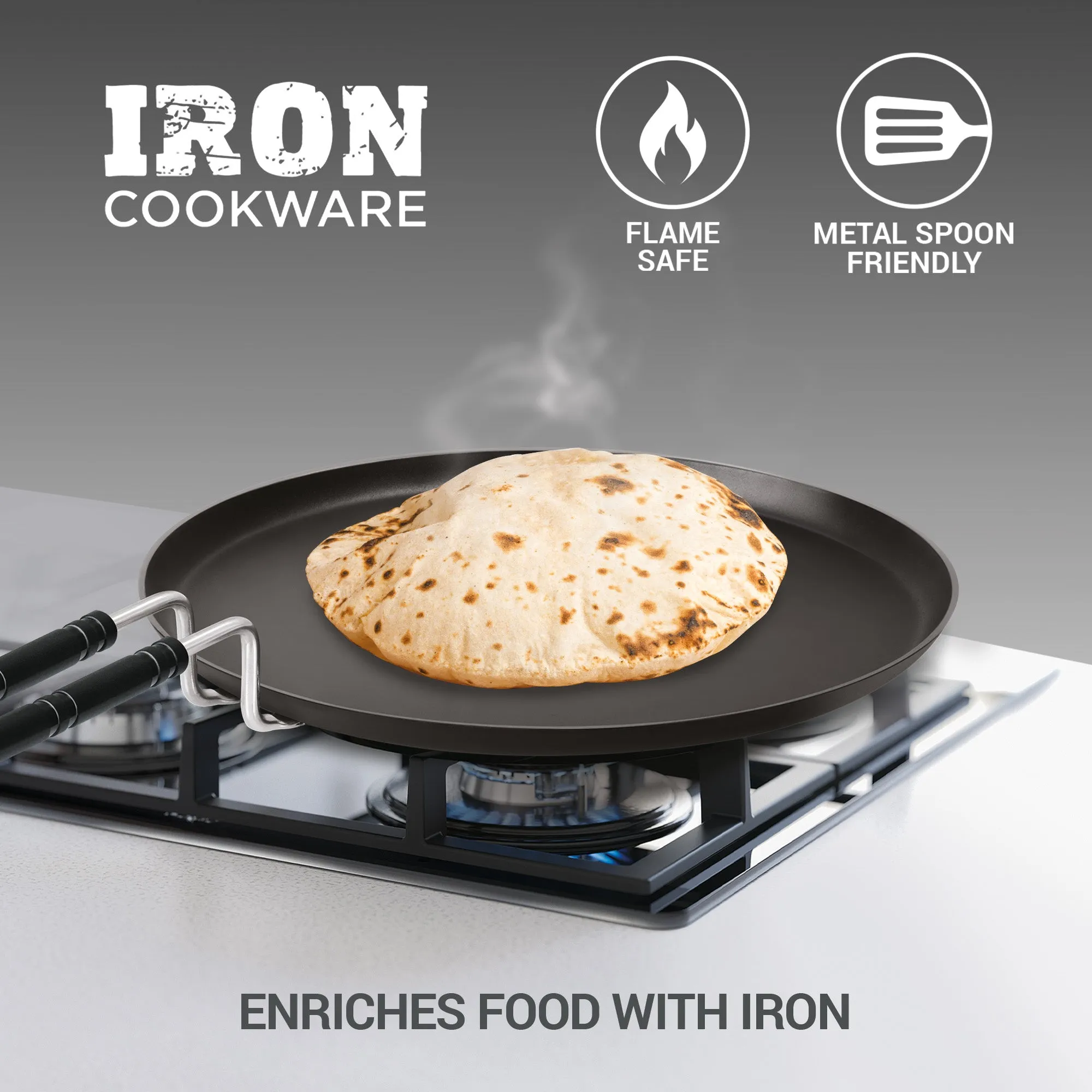 Non Stick Iron Omni Tawa (Milton Procook)