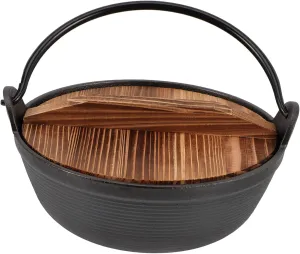 Non-stick Japanese Soup Pot Cast Iron Stew Pot Lid Bean Cooking Utensil Outdoor Iron Saucepan