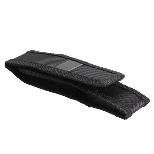 Nylon Flashlight Holder Holster Case Belt Pouch