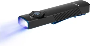 OLIGHT Arkfeld UV Rechargeable EDC Flashlight, 1000 Lumens White LED and 365nm Blacklight Combo for Outdoors, Emergency, Working, Pet Urine Detection (Black CW)