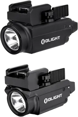 OLIGHT Baldr S 800 Lumens Compact Rail Mount Weaponlight with Green Beam and White LED Combo Bundle Baldr Mini 600 Lumens Rechargeable Flashlight
