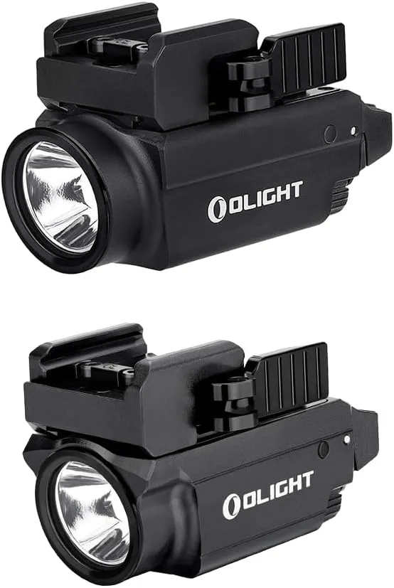 OLIGHT Baldr S 800 Lumens Compact Rail Mount Weaponlight with Green Beam and White LED Combo Bundle Baldr Mini 600 Lumens Rechargeable Flashlight