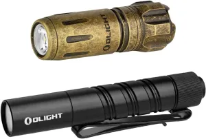 OLIGHT I1R 2 Pro Eos 180 Lumens EDC Rechargeable Keychain Flashlight Bundle with I3T 2 EOS Pocket EDC Flashlight, 200 Lumens Compact Bright Handheld Flash Lights