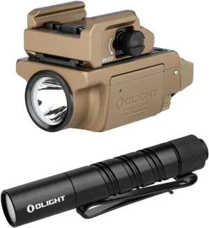 OLIGHT PL-Mini 3 Valkyrie 600 Lumens Compact Tactical Rail-Mounted Weaponlight Bundles I3T 2 EOS Pocket EDC Flashlight