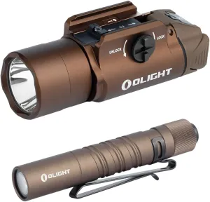 OLIGHT PL Turbo 800-Lumen 515 Meters Long-Range Tactical Light Bundles I3T EOS Dual-Output Slim EDC Flashlight