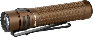 OLIGHT Warrior Mini3 1750 Lumens Rechargeable Tactical Flashlight with Dual Switch and Proximity Sensor, LED Light for EDC, Outdoor, Camping and Emergency (Desert Tan)