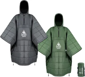 ONETIGRIS Camping Blanket Honcho Poncho with 3M Thinsulate Insulation-2 Pack