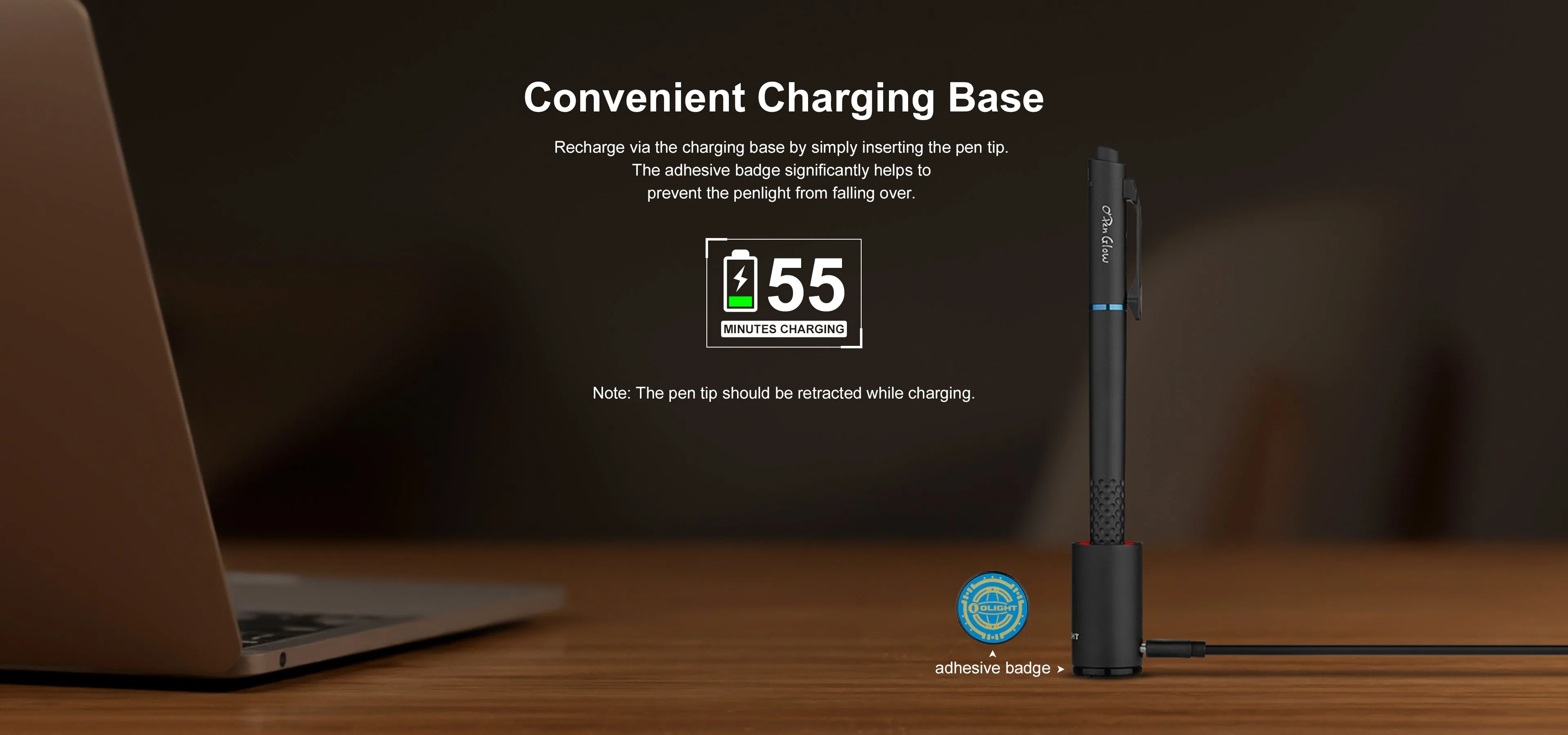 O'Pen Glow Rechargeable Penlight