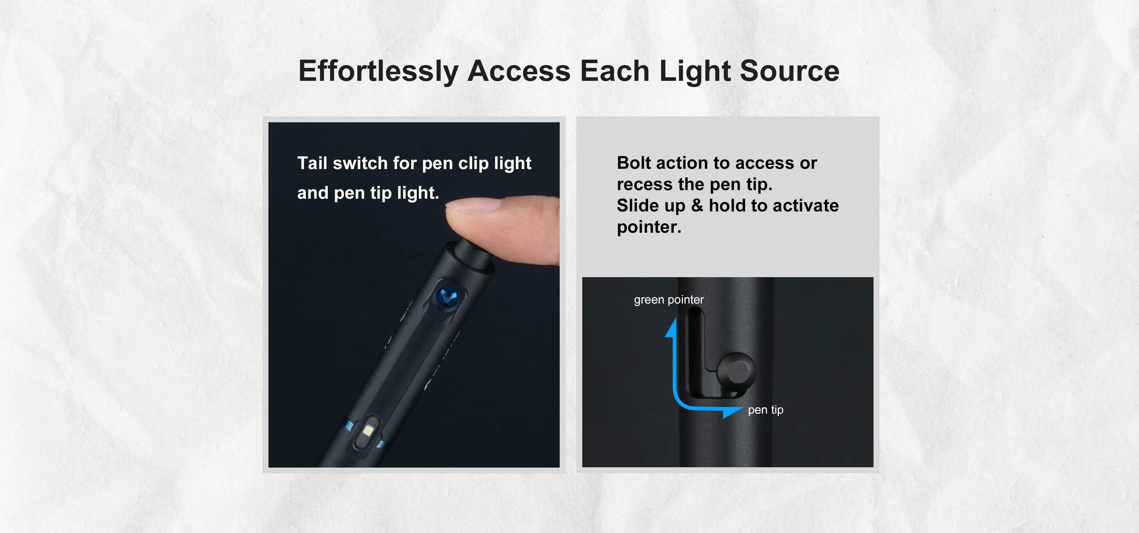 O'Pen Glow Rechargeable Penlight