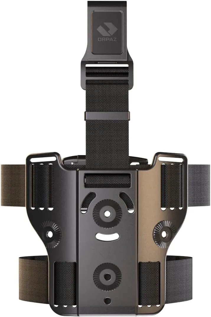 Orpaz Delta G17 Light Bearing Holster Compatible with Glock 17 Holster with Light, Level II Modular Flashlight Adapter and Innovative Flashlight Protector Cap - Unisex