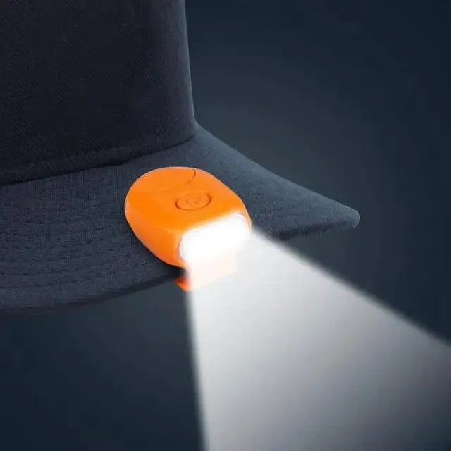 Outdoor 3 LED Hat Clip Headlamp - Portable Cap Light for Camping, Fishing, Hiking